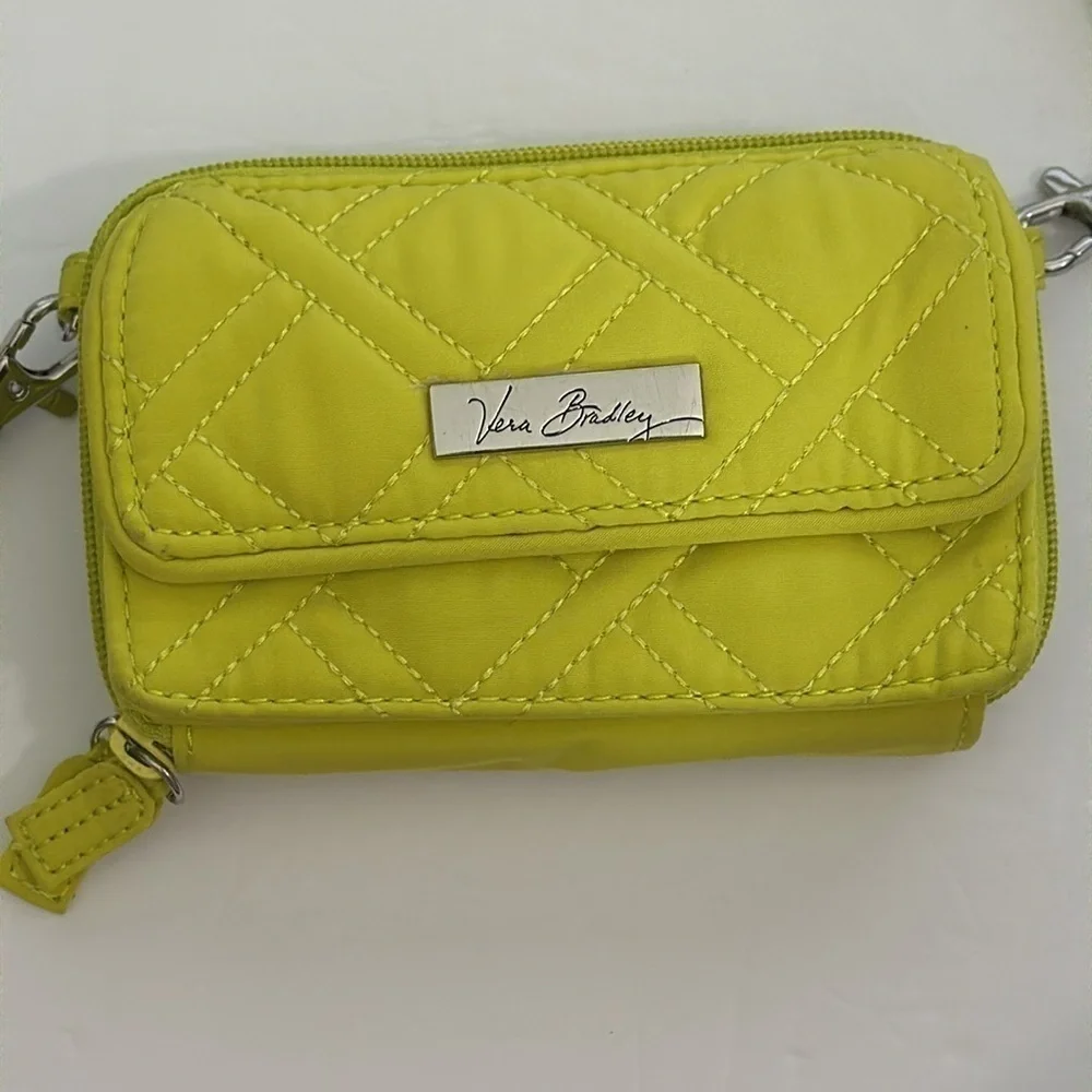 Vera Bradley All In One Crossbody Geranium in LEMONGRASS